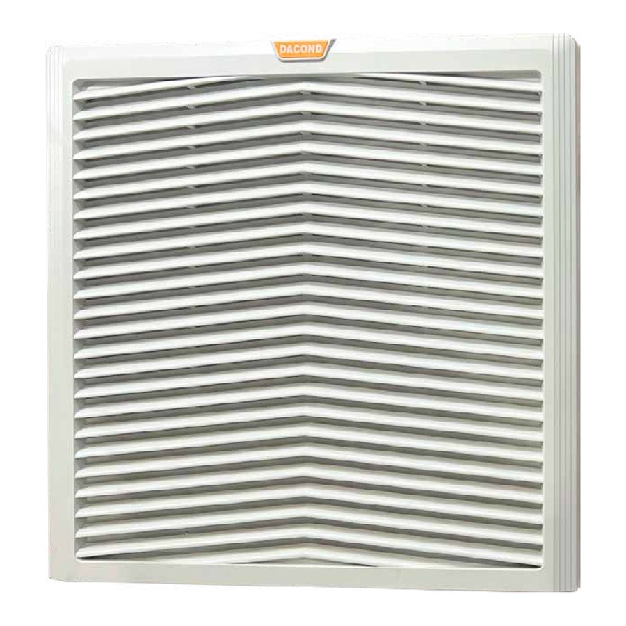 Решётка с фильтром DACOND DAC-FU175.500 (175×175 мм, IP55)