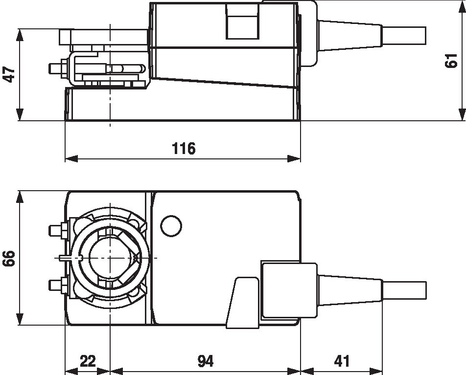 Электропривод Belimo LM24A-MF (5 Н·м)