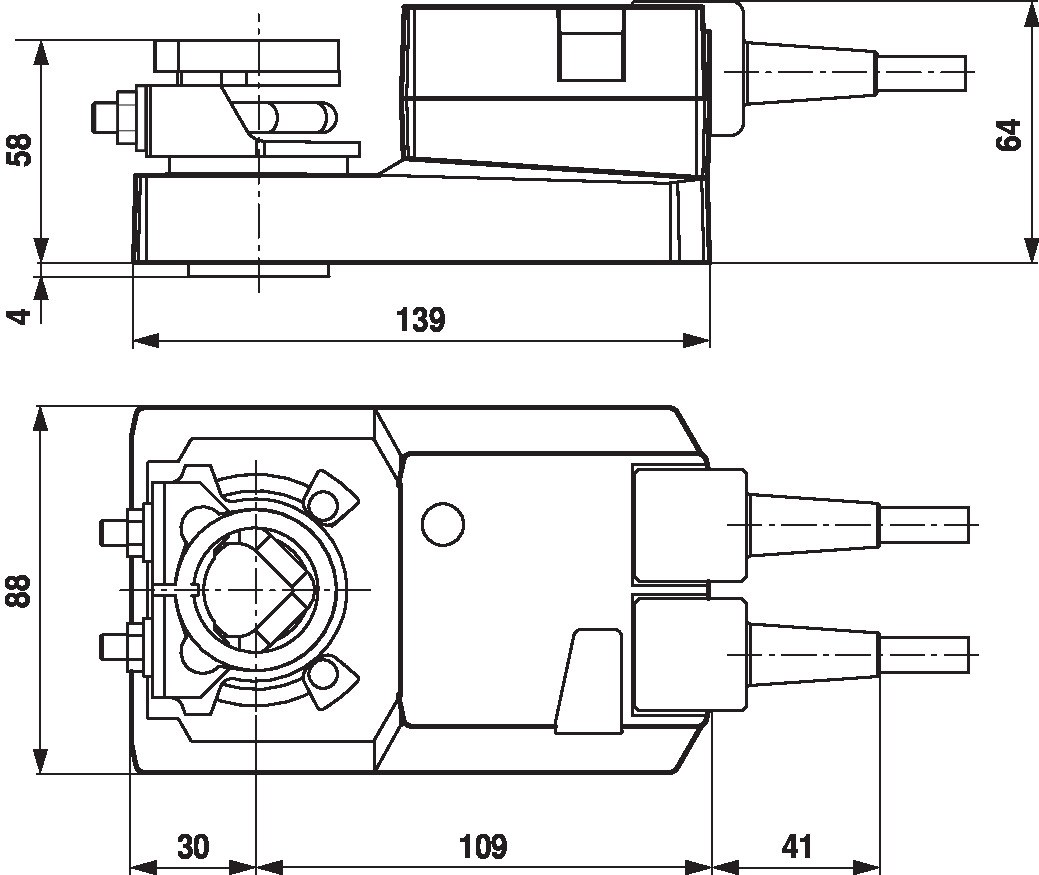 Электропривод Belimo SM24AP5 (20 Н·м)