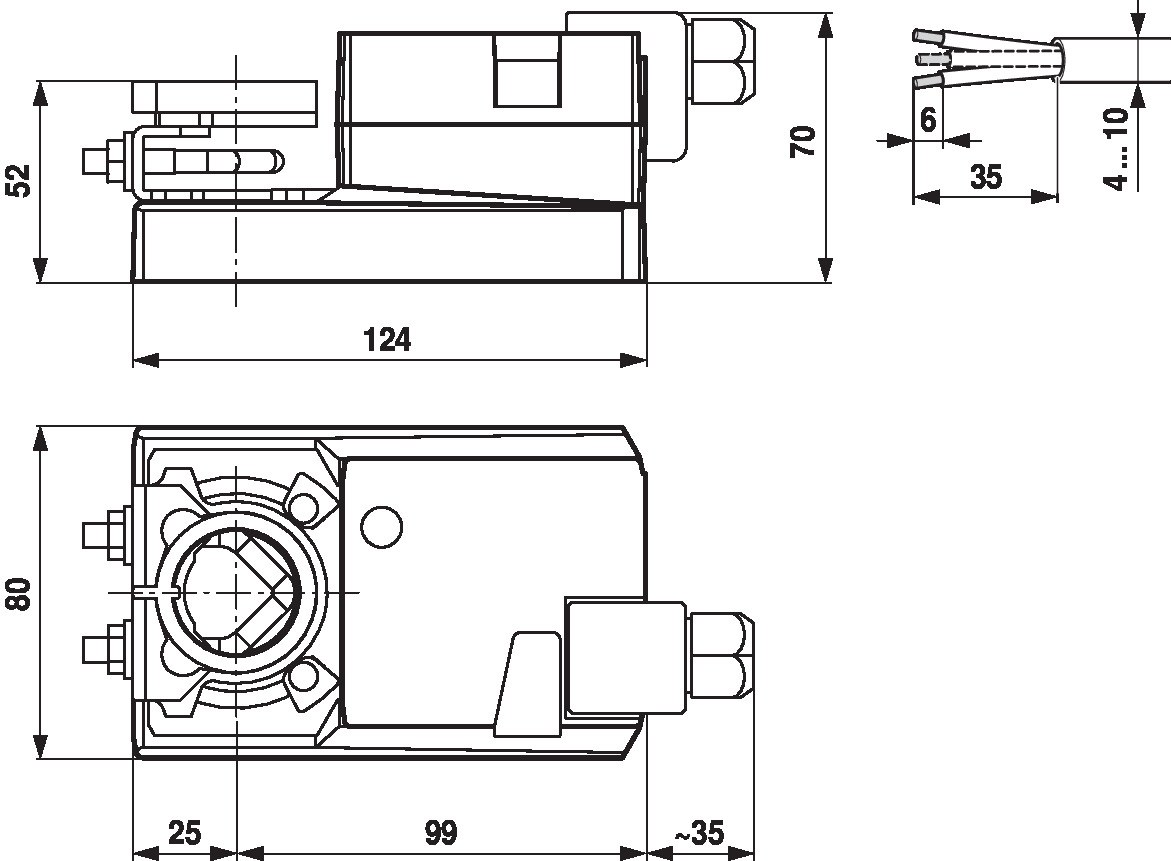 Электропривод Belimo NM24A-TP (10 Н·м)
