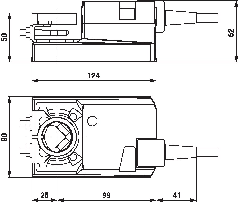 Электропривод Belimo NM24A-MF-TP (10 Н·м)