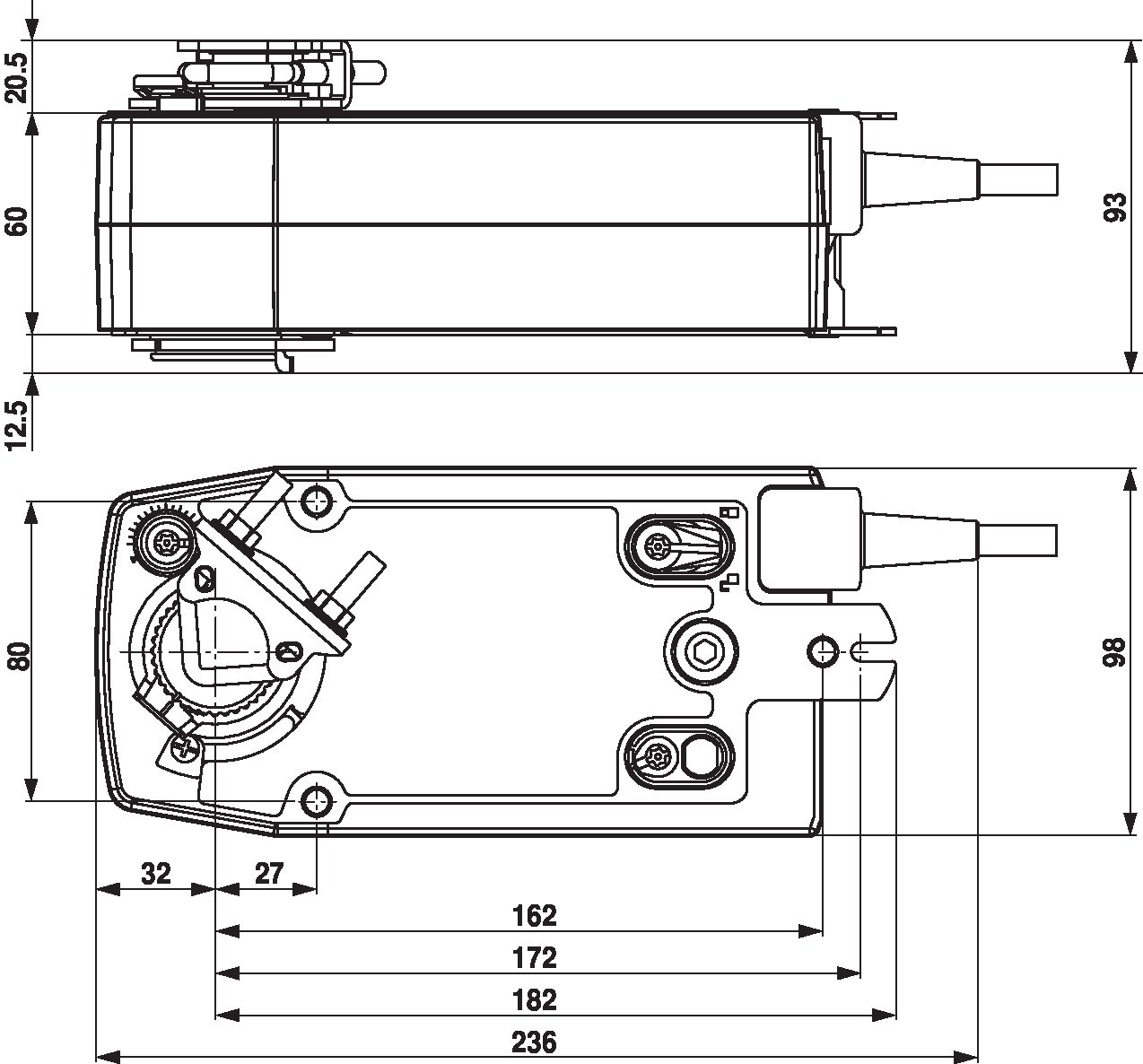 Электропривод Belimo NFA (10 Н·м)