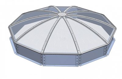 Купольный зенитный фонарь mcr PROLIGHT