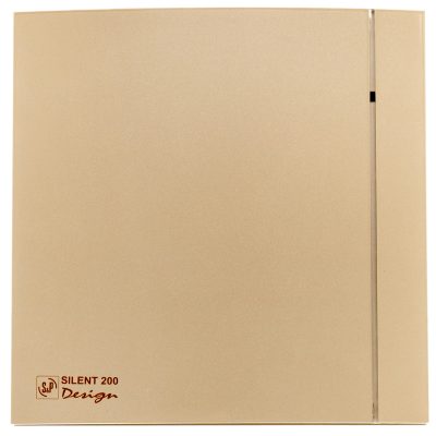 Накладной вентилятор Soler Palau SILENT-200 CZ CHAMPAGNE DESIGN 4C