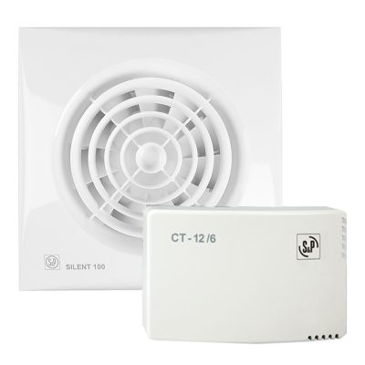 Накладной вентилятор Soler Palau KIT SILENT-100 CZ 12V + CT-12/14