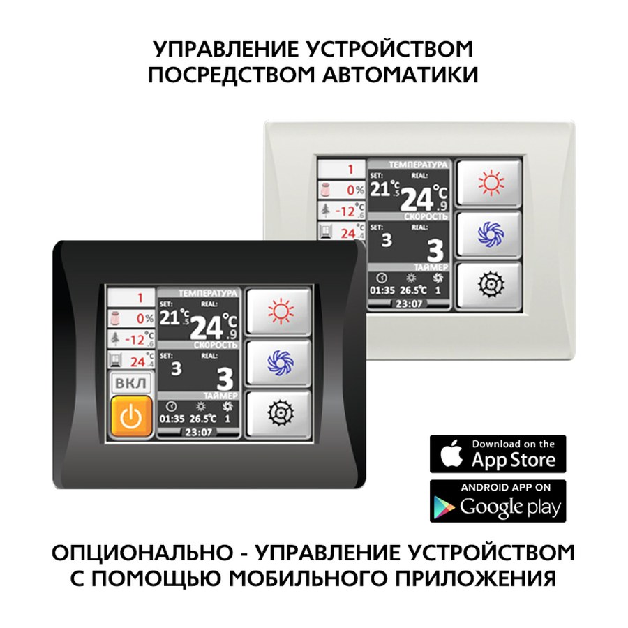 Приточная установка ФЬОРДИ ВПУ-1000 W-GTC