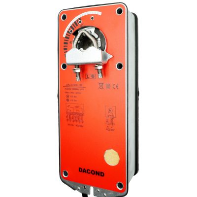 Электропривод DACOND DAC-LF24-10S (10 Н·м, 24 В, с возвратной пружиной)