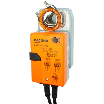 Электропривод DACOND DAC-LM230-05S (5 Н·м, 230 В, без пружины)