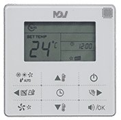 Настенный двухтрубный фанкойл MDV MDKG-V600C