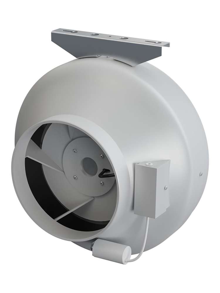 Вентилятор канальный CYCLONE D200 центробежный пластиковый корпус ERA PRO