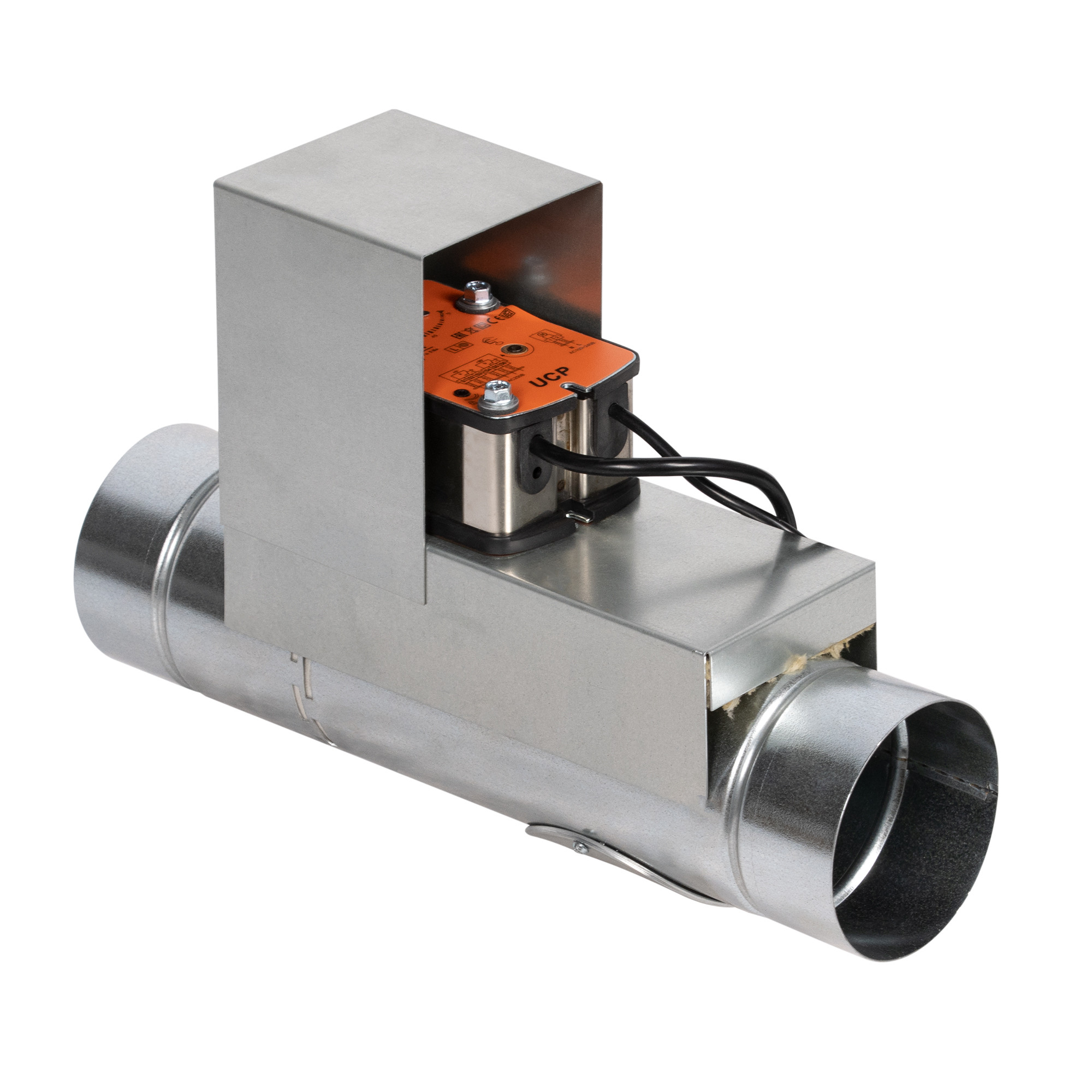 Клапан противопожарный SHUFT SHFDO-90-O-d500-EM24-0-0-0-0, Ø500 мм, EI 90