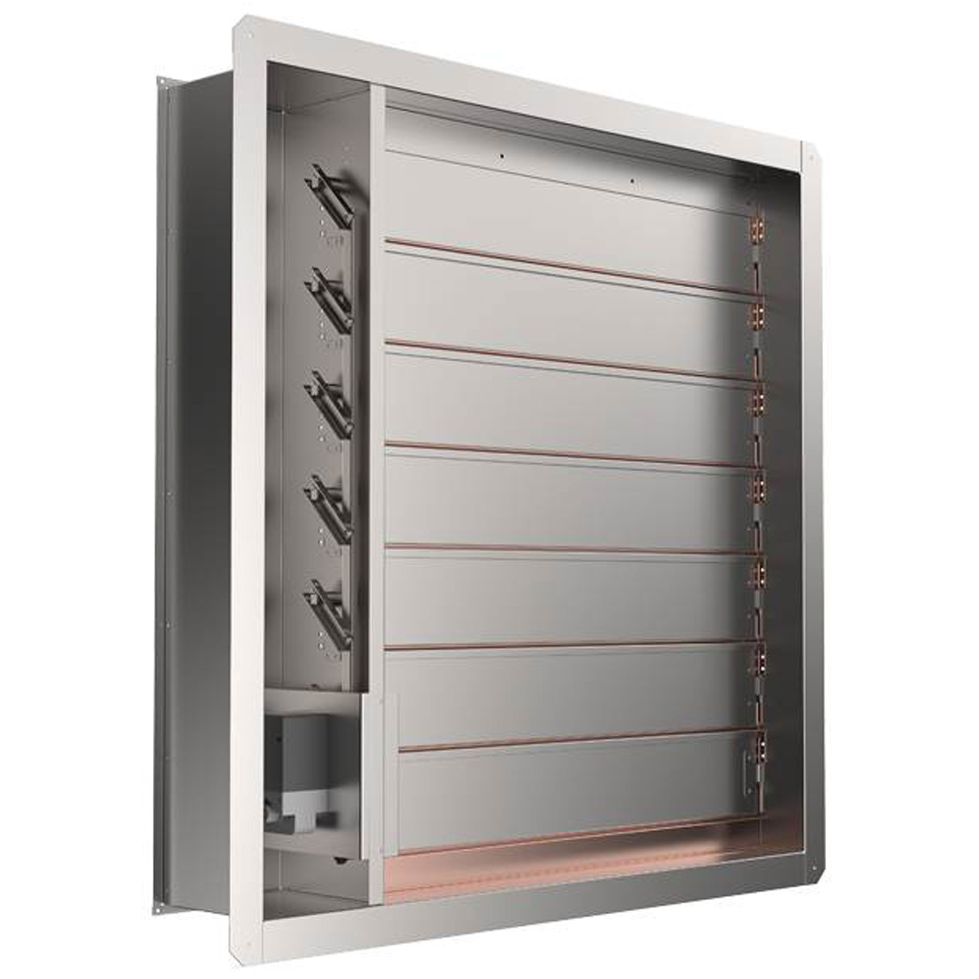 Клапан противопожарный SHUFT SHSD-120-Mn-1100_1100-MB230-F1-IN-0-0, 1100×1100 мм, EI 120