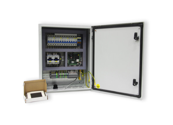 Щит управления с выносным пультом DMXGT/4кВт/V/Fi/HW/CW/CF/HE.2х16кВт/M-IP65