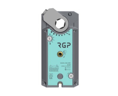 Привод заслонки с возвратной пружинной RGP SADA-230-08S